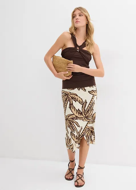 Halternecklinne med hamrat spänne, bonprix