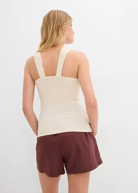 Halternecklinne med hamrat spänne, bonprix