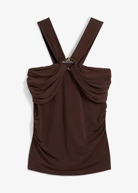 Halternecklinne med hamrat spänne, bonprix