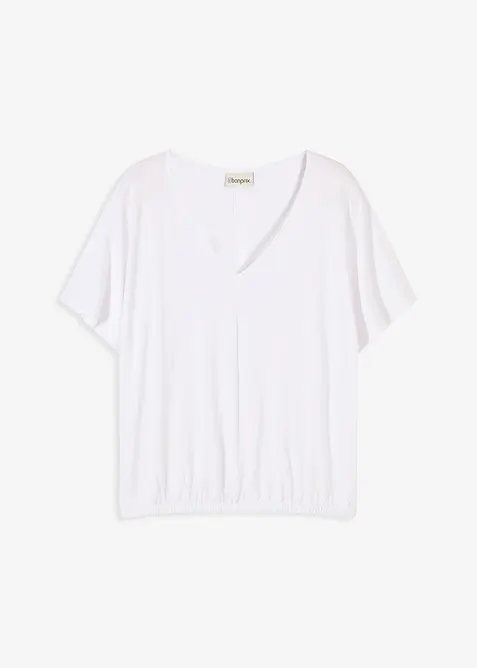 Oversizetopp i mjuk viskosmix, bonprix