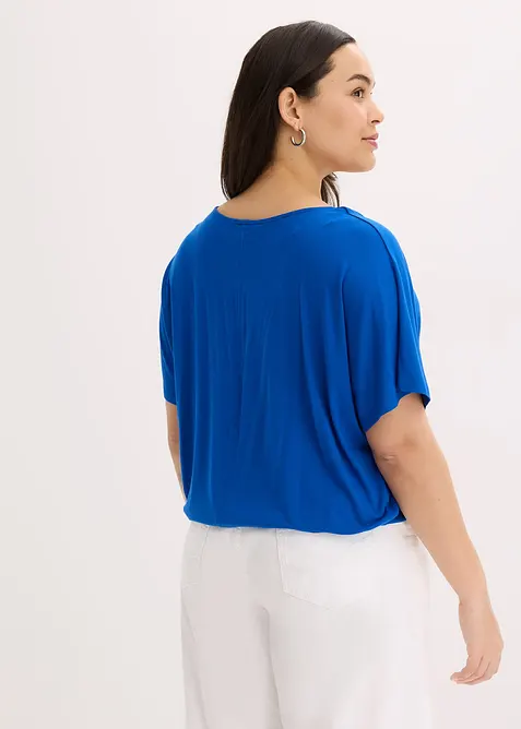 Oversizetopp i mjuk viskosmix, bonprix