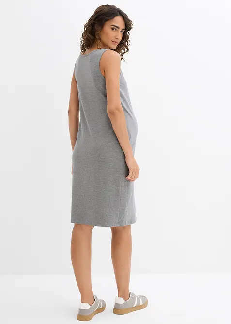 Mamma-/amningsklänning i jersey med bomull (2-pack), bonprix