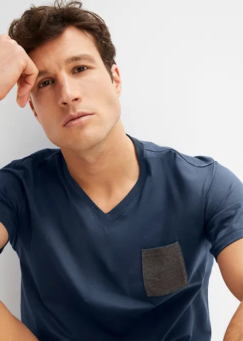 Kort pyjamas med bomull (set i 4 delar), bonprix