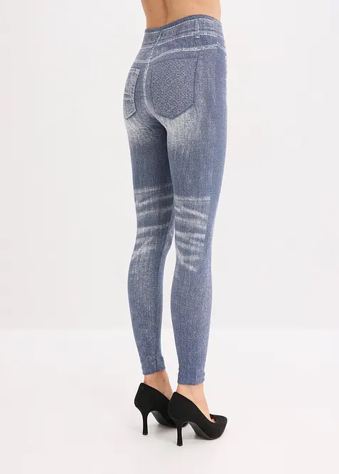 Sömlösa leggings med mjuk insida, bonprix