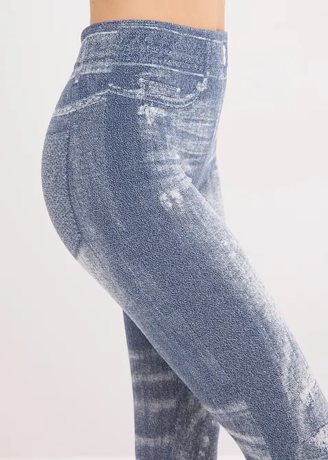 Sömlösa leggings med mjuk insida, bonprix