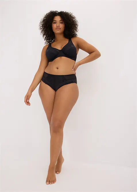 Maxitrosa med söt spets (2-pack), bonprix