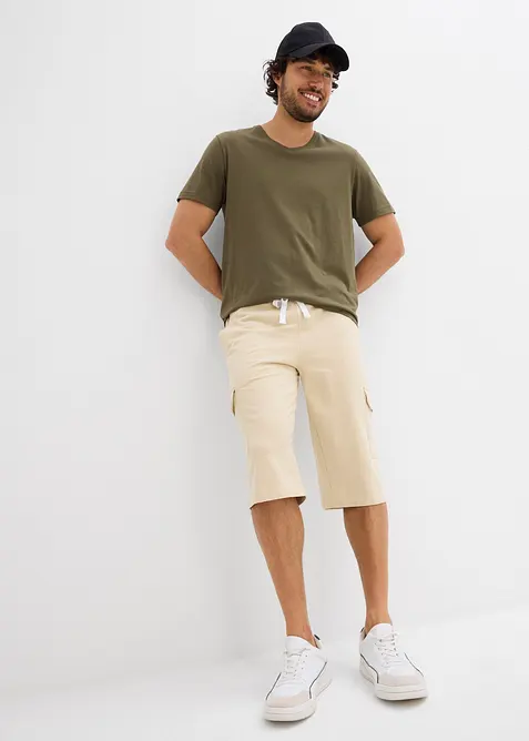 V-ringad T-shirt (3-pack), bonprix