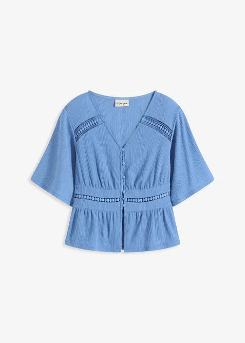 Tunika med spetsdetaljer, bonprix