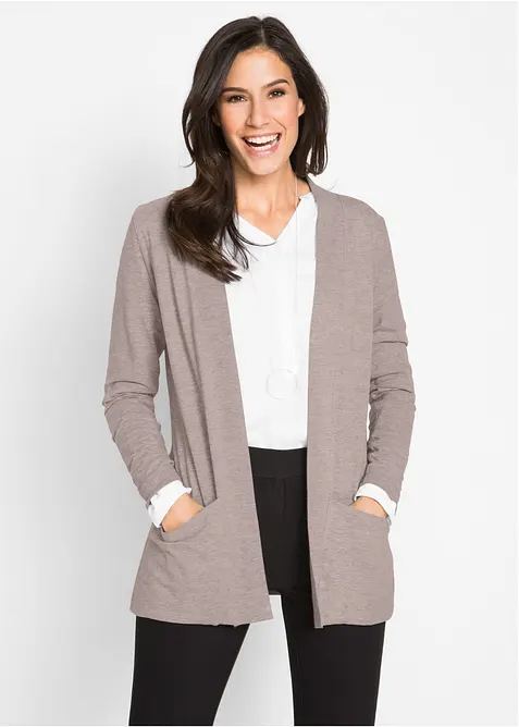 Stretchcardigan i mjuk viskos, bonprix