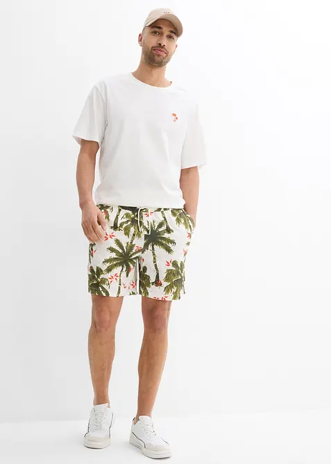 Dra på-shorts i viskos, Loose Fit, bonprix