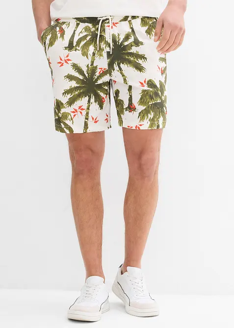 Dra på-shorts i viskos, Loose Fit, bonprix
