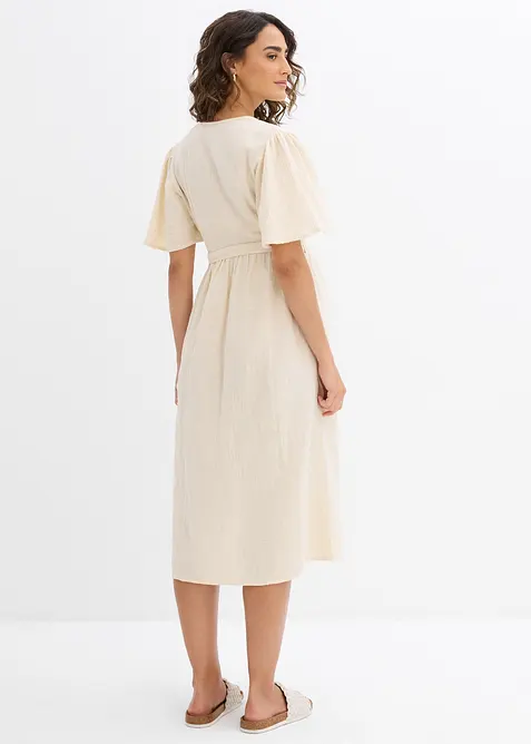 Mamma-/amningsklänning i bomullsmuslin, bonprix