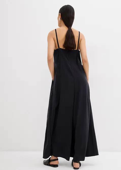 Jumpsuit i viskosmix med justerbara axelband, bonprix