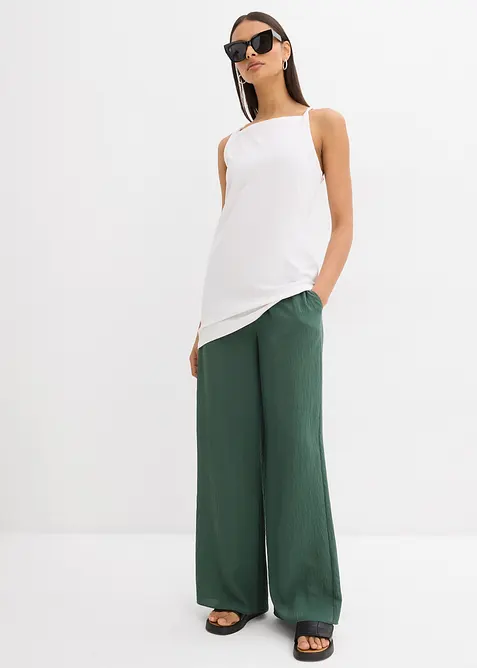 Linne av elastisk bomullsmix, bonprix