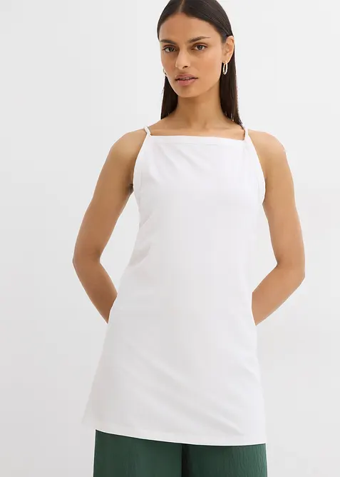 Linne av elastisk bomullsmix, bonprix