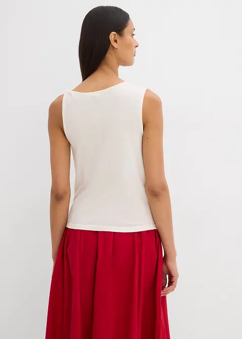 Linne i luftigt stickat material, bonprix