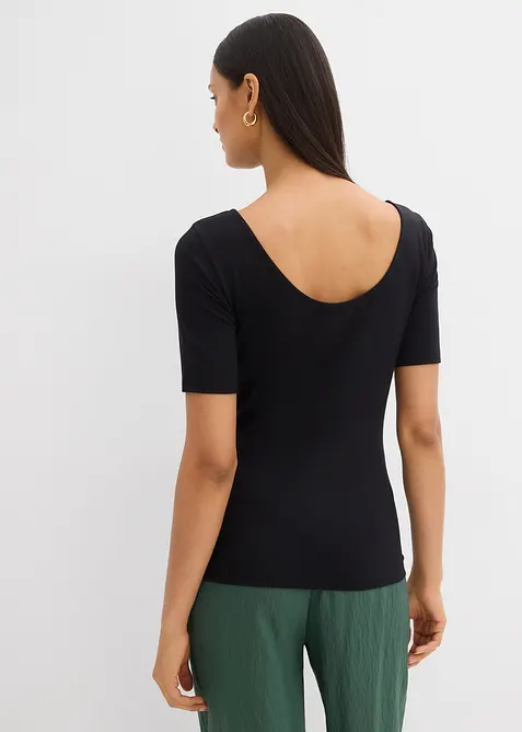 T-shirt av fintrådig viskos, bonprix