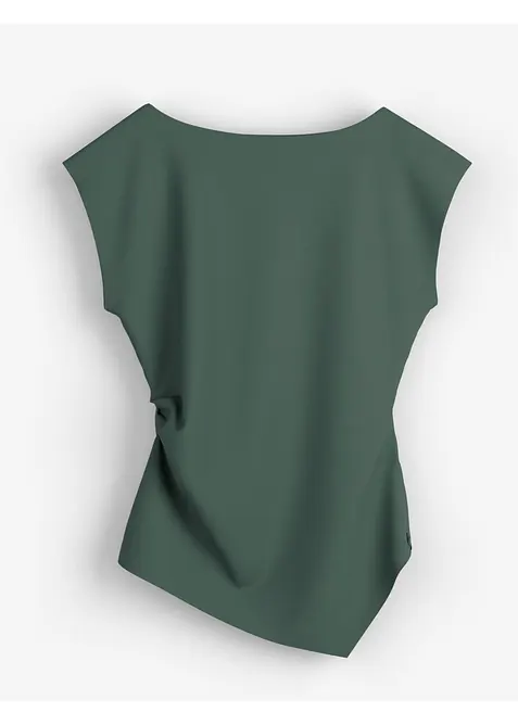 Asymmetriskt linne av sk&ouml;n stabil trik&aring;, bonprix