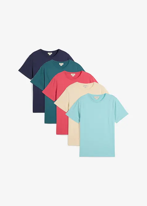 T-shirt (5-pack), bonprix