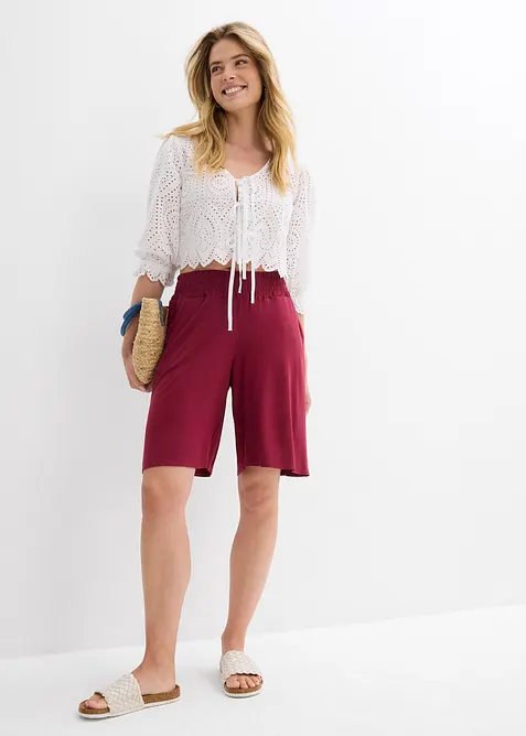 Vida jerseyshorts av viskosmix, bonprix