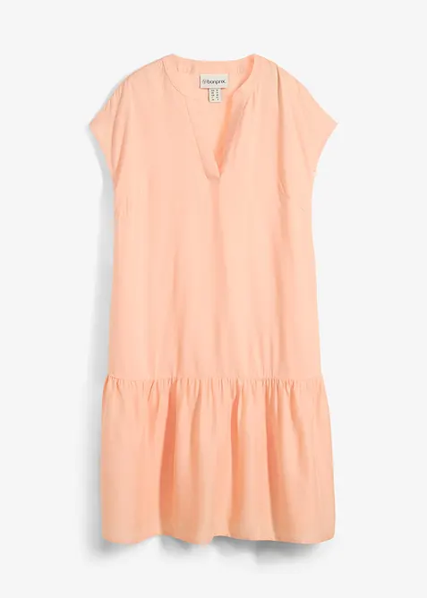 Knälång tunikaklänning i viskos, bonprix