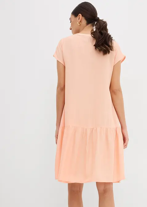 Knälång tunikaklänning i viskos, bonprix