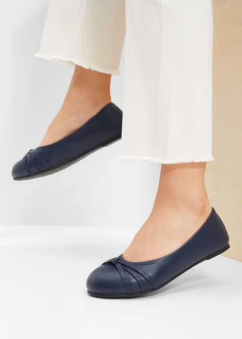 Sk&ouml;na ballerinaskor med bekv&auml;m vidd, bonprix