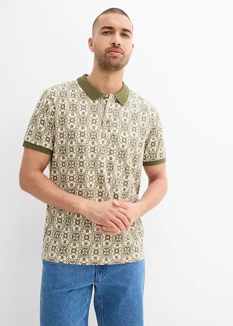 Pikétröja av ekologisk bomull, bonprix