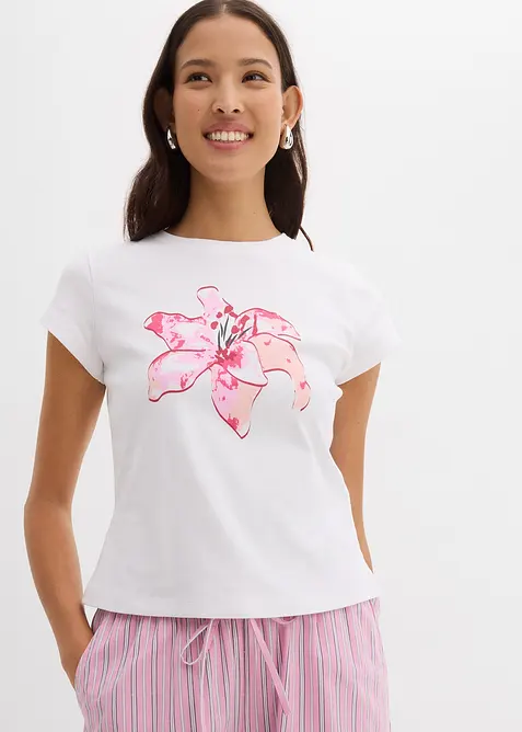 T-shirt av ekologisk bomull, bonprix