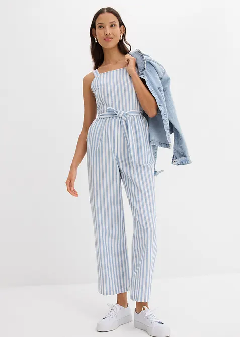 Jumpsuit av ren bomull, bonprix
