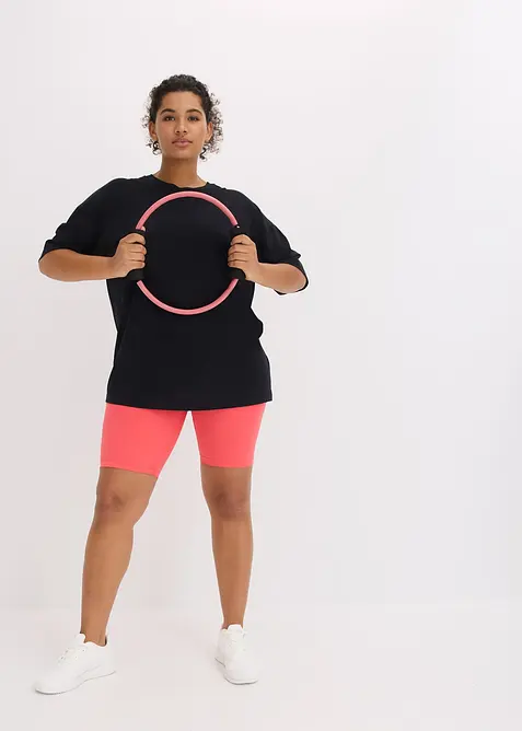 Snabbtorkande sporttopp med bomull i oversizemodell, bonprix