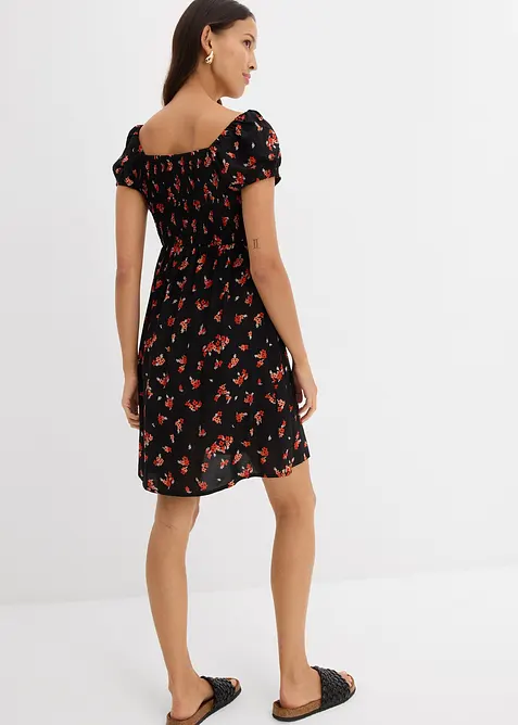 Minikl&auml;nning i f&ouml;ljsam viskos, bonprix