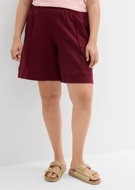 Trikåshorts i bomullsmix, bonprix