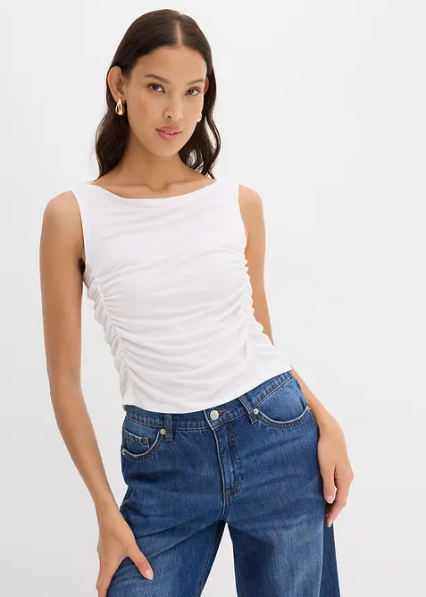 Linne i mjuk viskosmix, bonprix