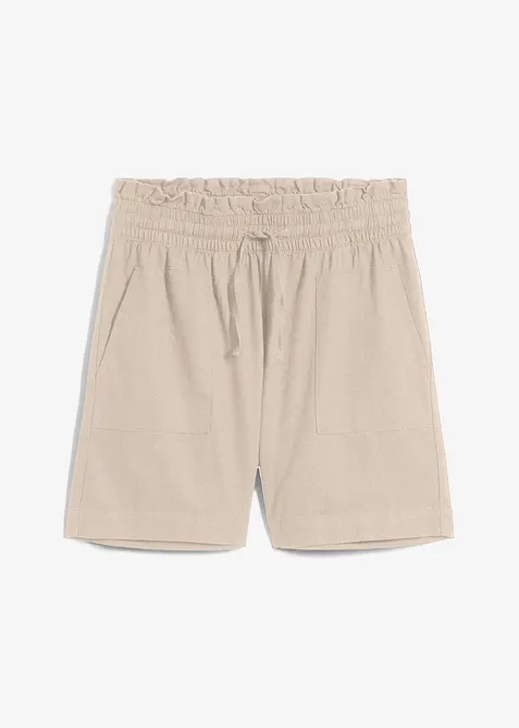 Shorts i linnemix, bonprix