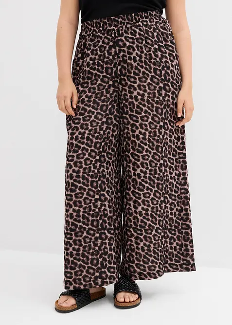 Palazzobyxa i muslin, bonprix