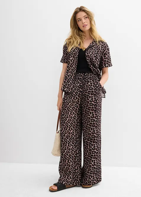 Palazzobyxa i muslin, bonprix