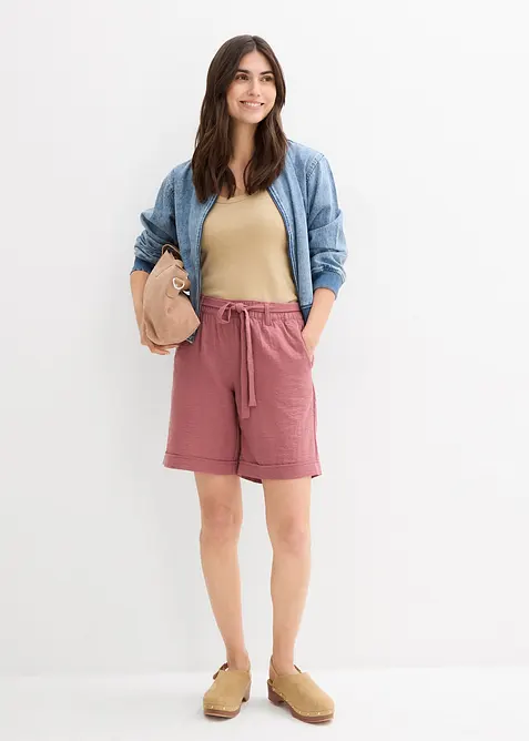 Paperbag-bermudas, bonprix