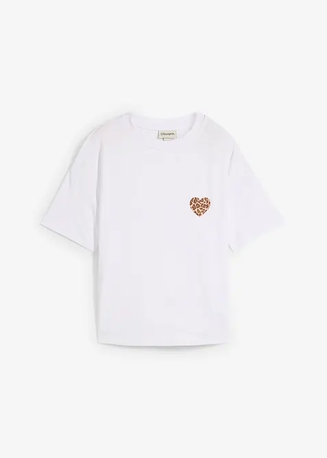 Kort topp med överskurna axlar, bonprix