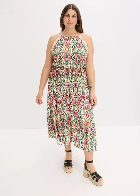 Midikl&auml;nning med spets, bonprix