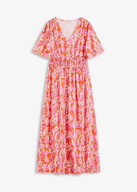 Mönstrad maxiklänning, bonprix