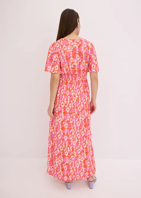 Mönstrad maxiklänning, bonprix