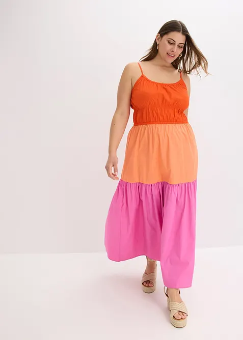 Bomullskl&auml;nning med smala axelband, bonprix