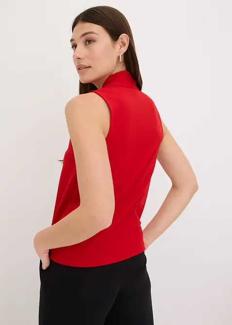 Ärmlös topp med knytband, bonprix