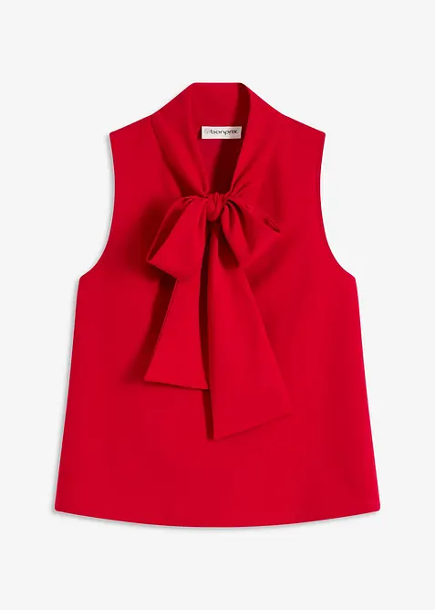 Ärmlös topp med knytband, bonprix