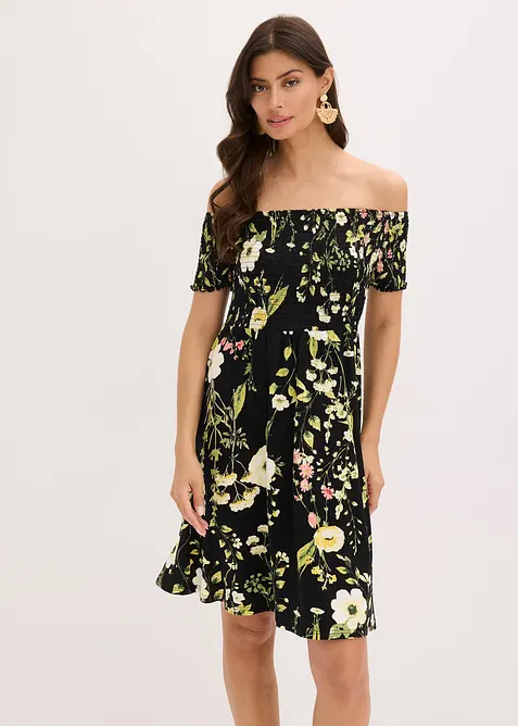 Singoallaklänning av mjuk viskosmix, bonprix