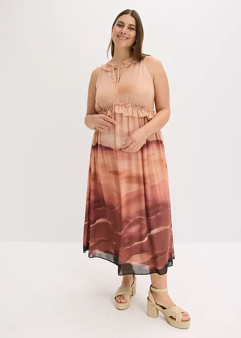 Chiffongklänning, bonprix