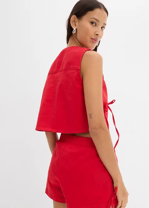 Twillväst i stretchig bomullsmix, bonprix