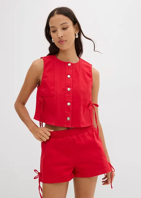 Twillväst i stretchig bomullsmix, bonprix