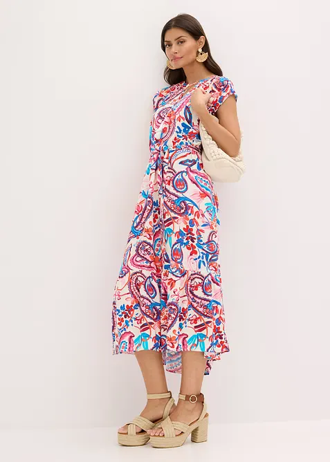 Skjortklänning med mjukt fall, bonprix